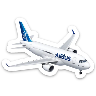 Airbus A320 - Airbus (Model Year: 2022) (Iconic colour: White) sticker