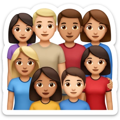 capacity building hispanic people  sticker