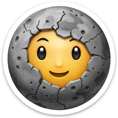 The planet Mercury sticker