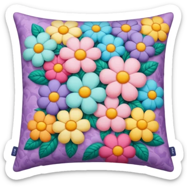 colorful pillow  sticker