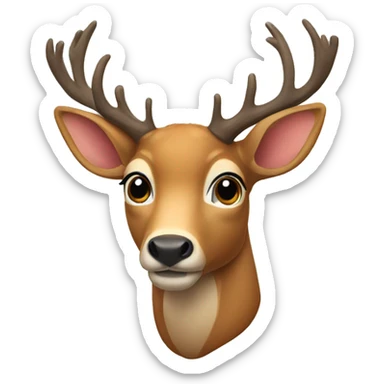 Deer sticker