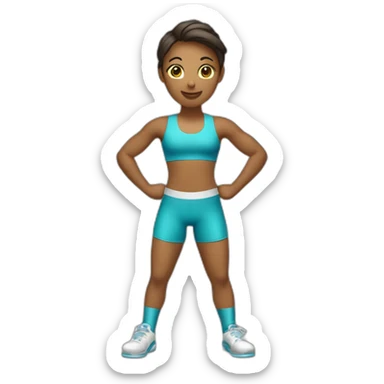 Gymastique rythmique sportif sticker