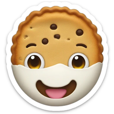 biscotte with white li sticker