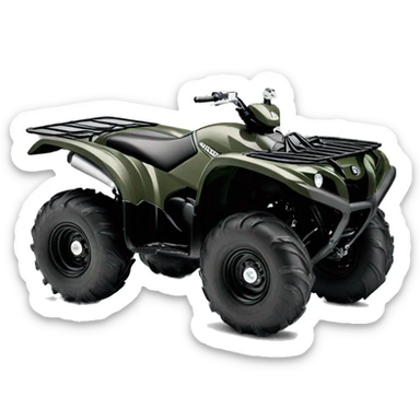 Квадроцикл yamaha grizzly 450 sticker