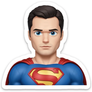 hencry cavill superman sticker