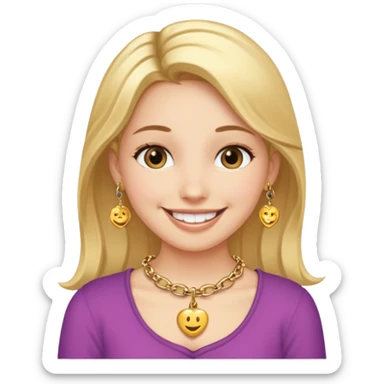 Charm Bracelet Girl sticker