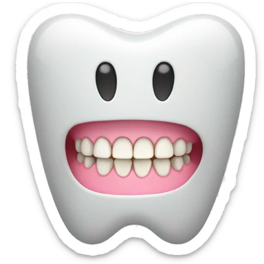 Teeth sticker
