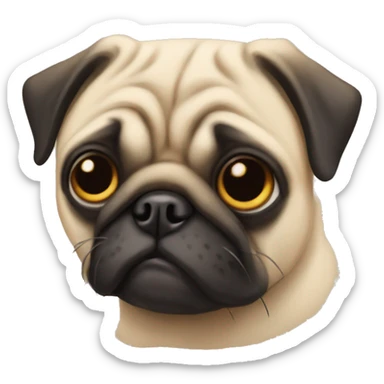 Pug sticker