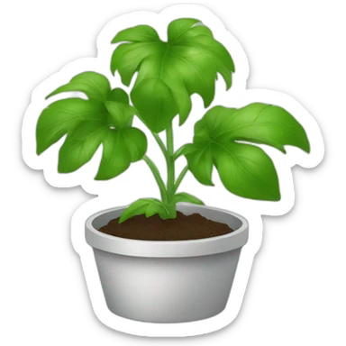 plant eat plant sticker