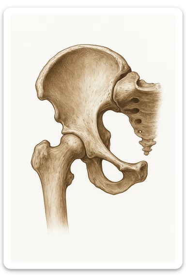 Anca su sfondo isolato sticker