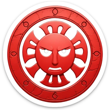 the Brand of Sacrifice symbol from Berserk sticker