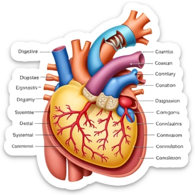 digestive system sticker