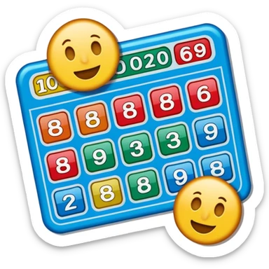 Lottery scratch ticket sticker