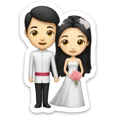 wedding-ao-dai sticker