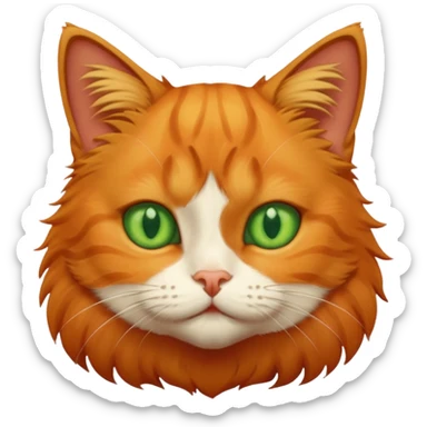 A stupid cat sticker