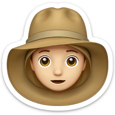just safari hat item  sticker