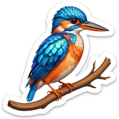 Kingfisher sticker