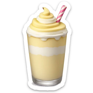 banana pudding shake sticker