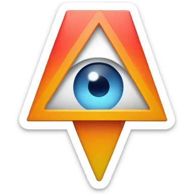 attention, warning, angular sticker