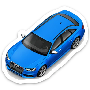 Sepang blue audi s4  sticker