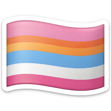 LESBIAN FLAG sticker