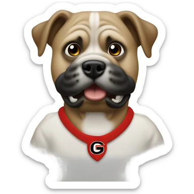 Uga dawg vs Irish  sticker