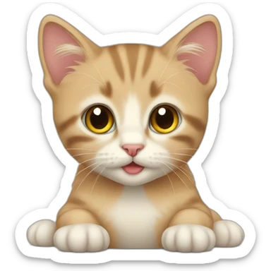 kitten sticker