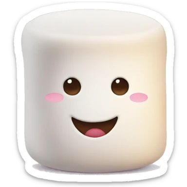 marshmallow sticker