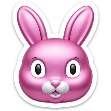 Y2K playboy bunny logo sticker