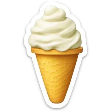 gelato (Italian ice cream) of cup sticker