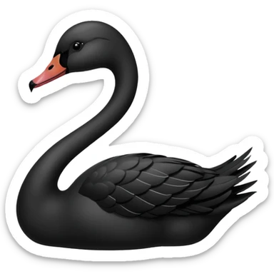 Cisne negro sticker