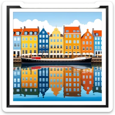 copenhagen-nyhavn sticker