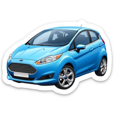 Car Ford fiesta sticker