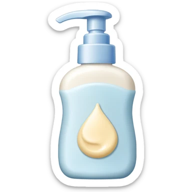 baby lotion sticker