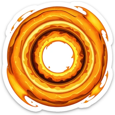 Planetary core sticker