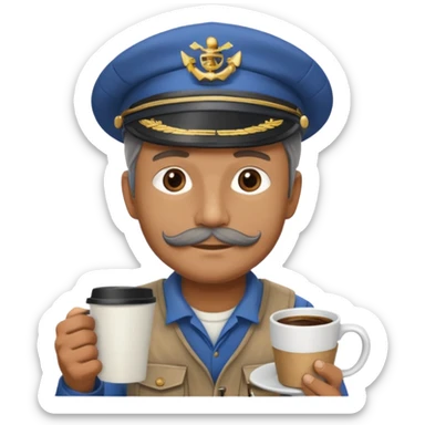 fishing vessel captain sticker