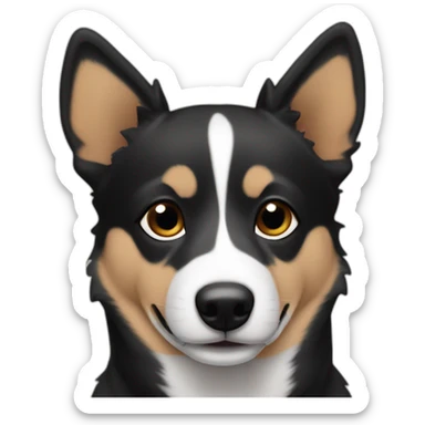 Lapsk vallhund black and tan sticker