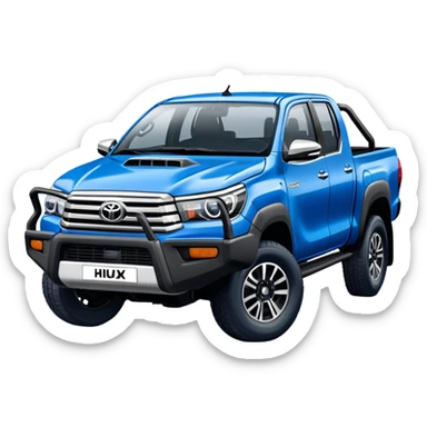 Toyota Hilux - Toyota (Model Year: 2021) (Iconic colour: Blue) sticker