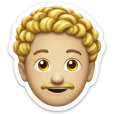 Smiley mit Tränen in den Augen und knutschmund  sticker