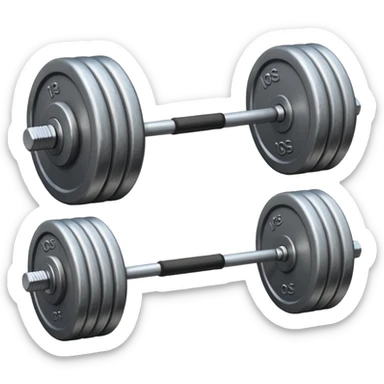 Barbell sticker