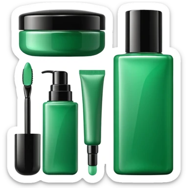 green corean cosmetics sticker