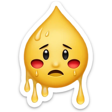 Грустный смайлик бьётся головой о стену sticker