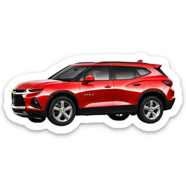 2020 red Chevrolet blazer  sticker