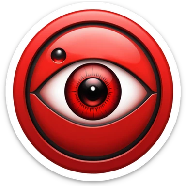 Sharingan eye sticker