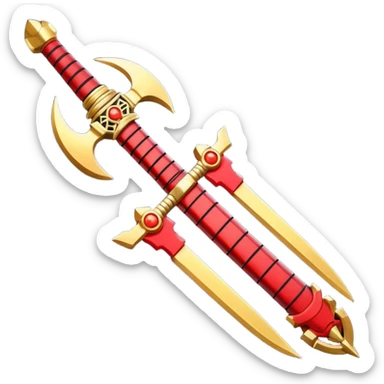 samurai themed space miner tool icon, futuristic mining tool inspired by katana, Japanese armor details, red black gold color palette, glowing energy accents, 3D cartoon, mobile game icon style, clean background, soft shadow, no text, no watermark

 sticker