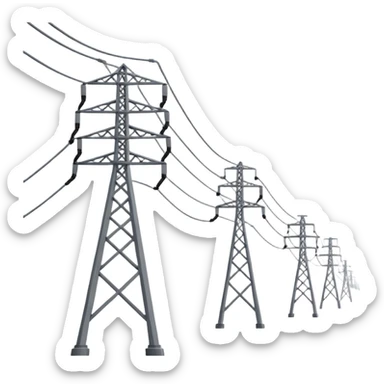 Power Lines sticker