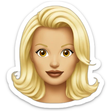 Pamela Anderson in 90’s sticker