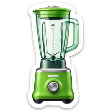 green kitchen blender sticker