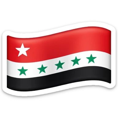 syria flag sticker