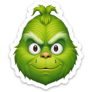 Grinch sticker